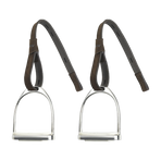 Wintec - Etrivières Pro Webbers II marron | - Ohlala