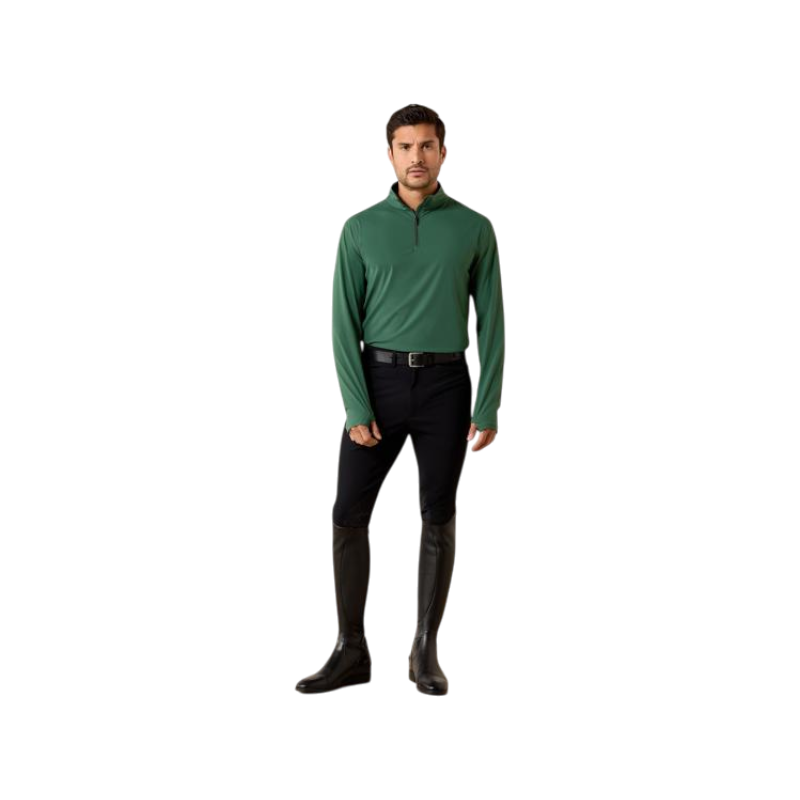 Geritste baselayer heren SolVeil monstera
