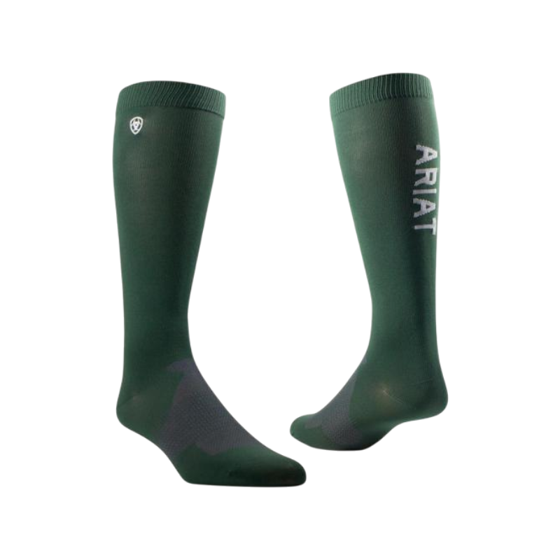 Ariat - AriatTEK Essential Performance Riding Socks Jungle Green