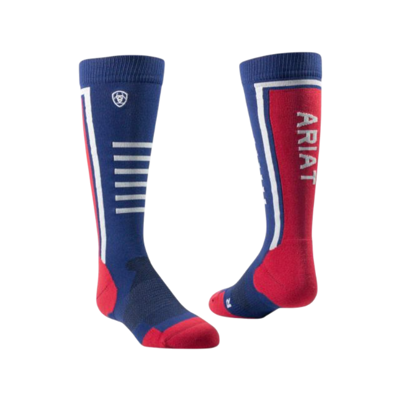 Ariat - Kinder-Reitsocken AriatTEK Slimline Performance Marine