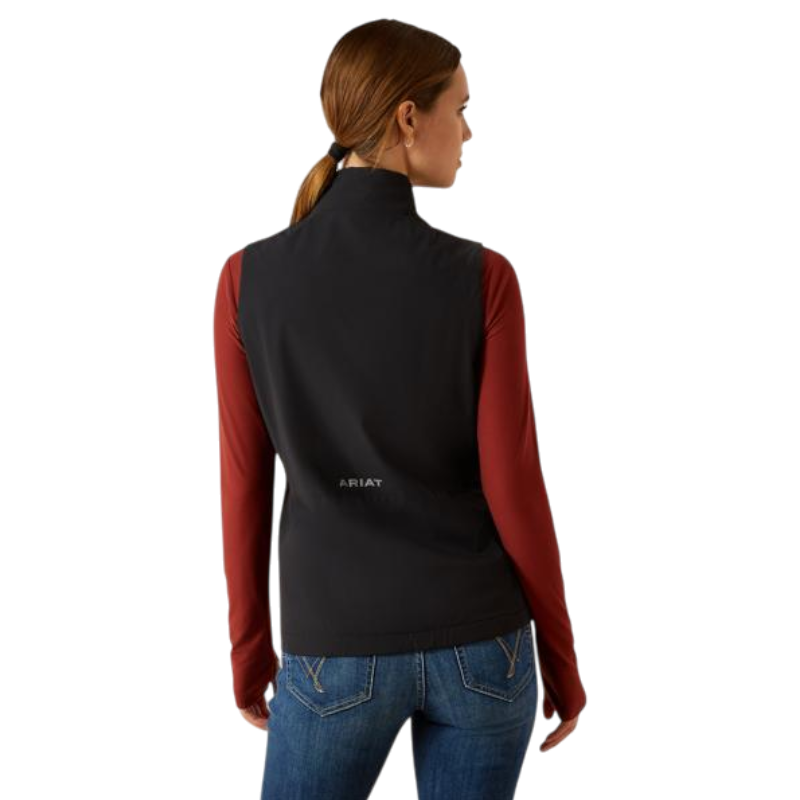 Ariat - Damen Windbreaker-Weste Stretch Rion schwarz