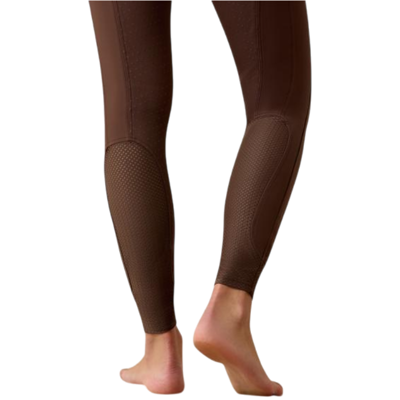 Ariat - Calça de equitação feminina Tri Factor NT Pommel Brown Full Grip