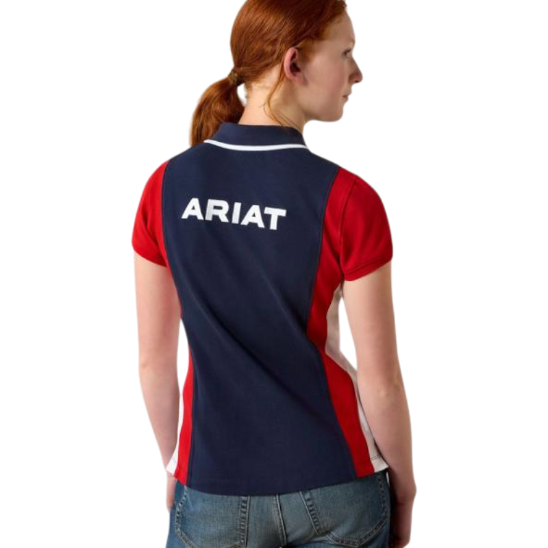Ariat - Kinderpolo Taryn Navyt & Red