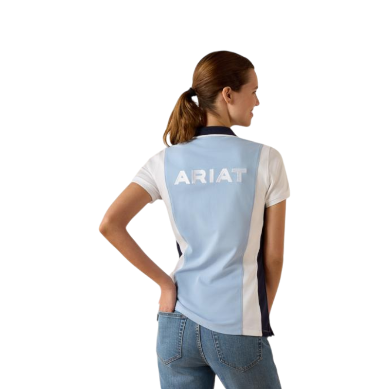 Damespoloshirt Taryn st tropez/ wit