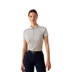 Ariat - Dames-zip-polo Bandera show grey