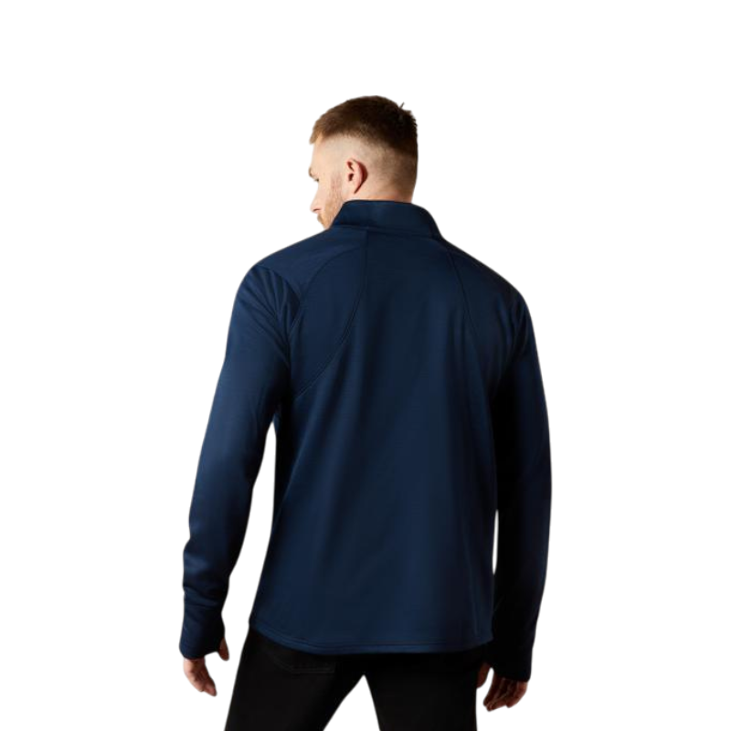 Ariat - Mezza zip uomo Team EQ marine
