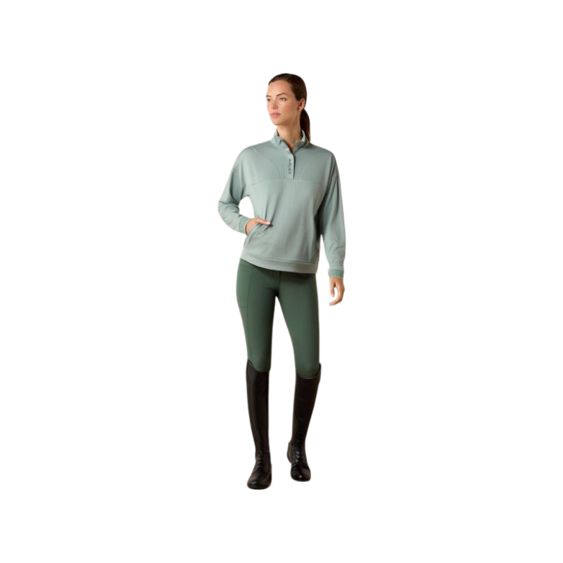Ariat - Dames rits-sweatshirt Breathe Chinese Green