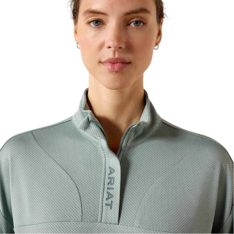 Ariat - Damen-Zip-Sweatshirt Breathe Chinese Green
