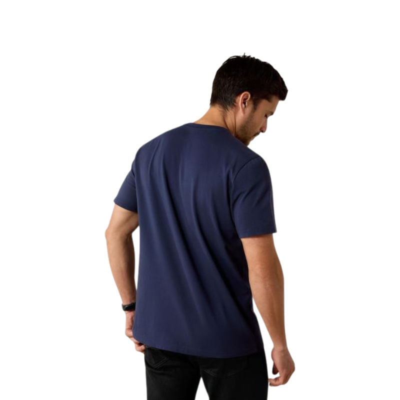 Men's Vertical Logo T-Shirt navy