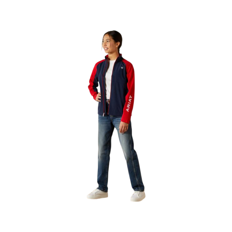 Ariat - Kids' Team EQ Navy/Red Jacket