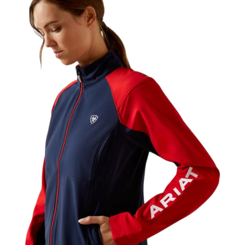Giacca donna Team EQ navyt/ red