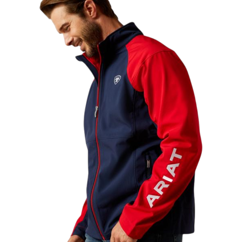 Ariat - Heren jack Team EQ navy/red