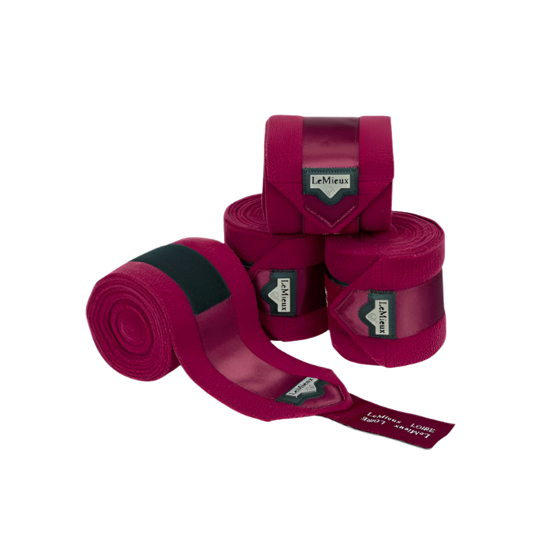 LeMieux - Bandaże polo Loire Mulberry (x4) | - Ohlala
