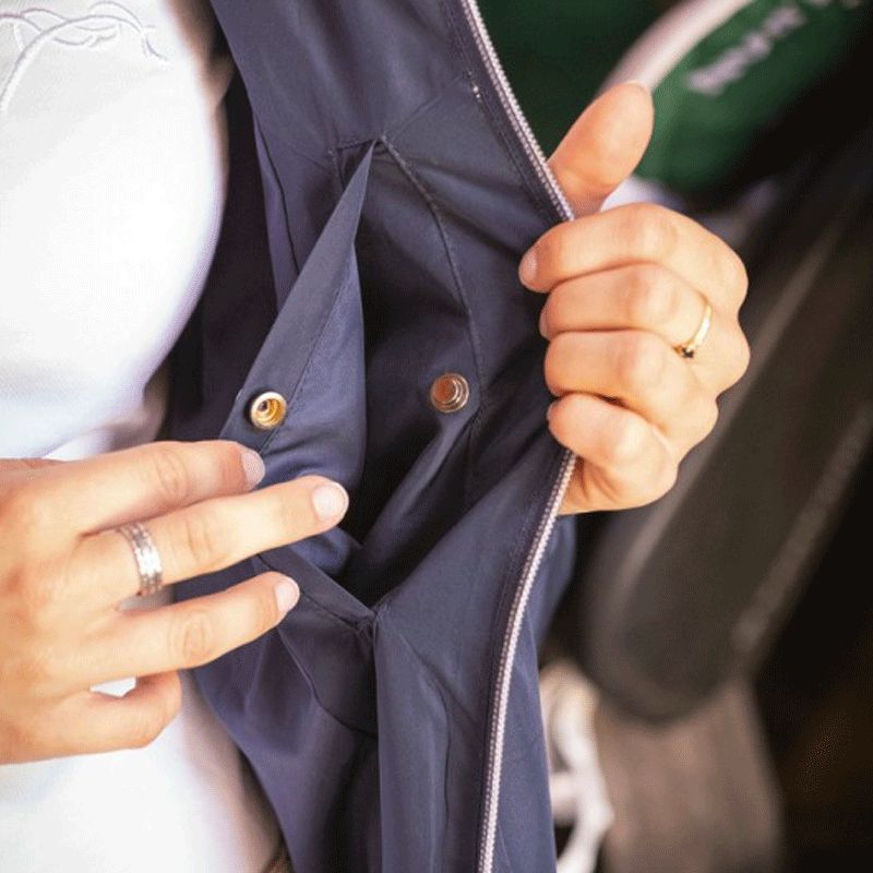 Pénélope Store - Celecce navy/pink windbreaker jacket | - Ohlala