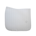 Kentucky Horsewear - Tapis de dressage Fishbone blanc | - Ohlala