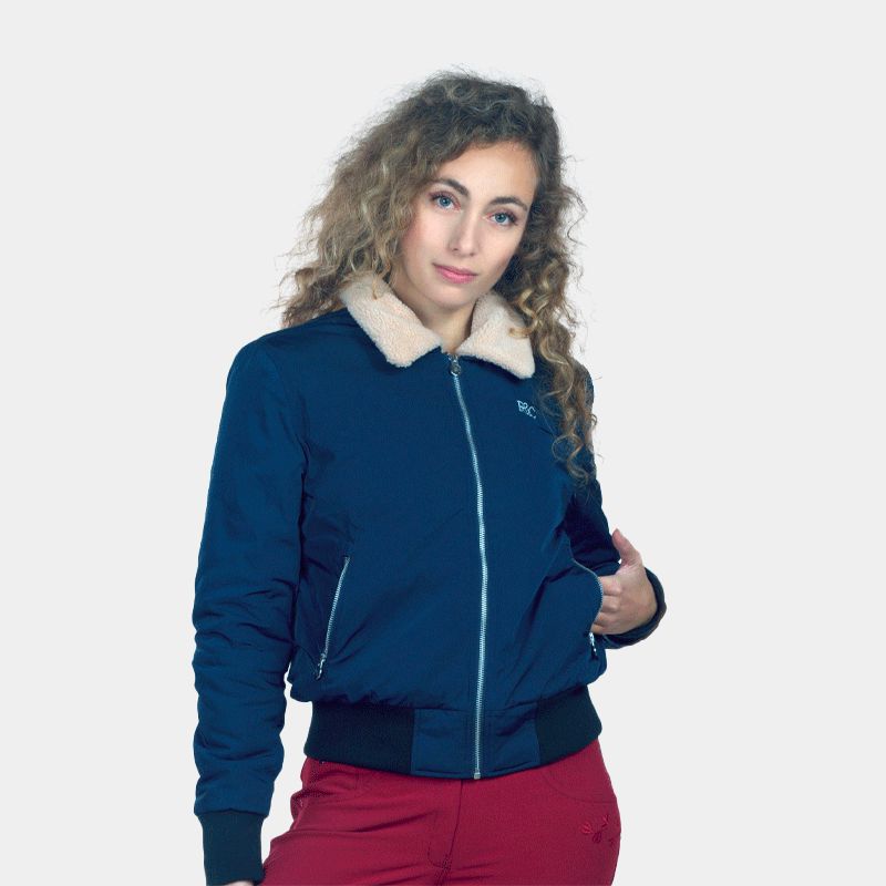 Flags & Cup - Bomber donna Zealandia blu marino | - Ohlala