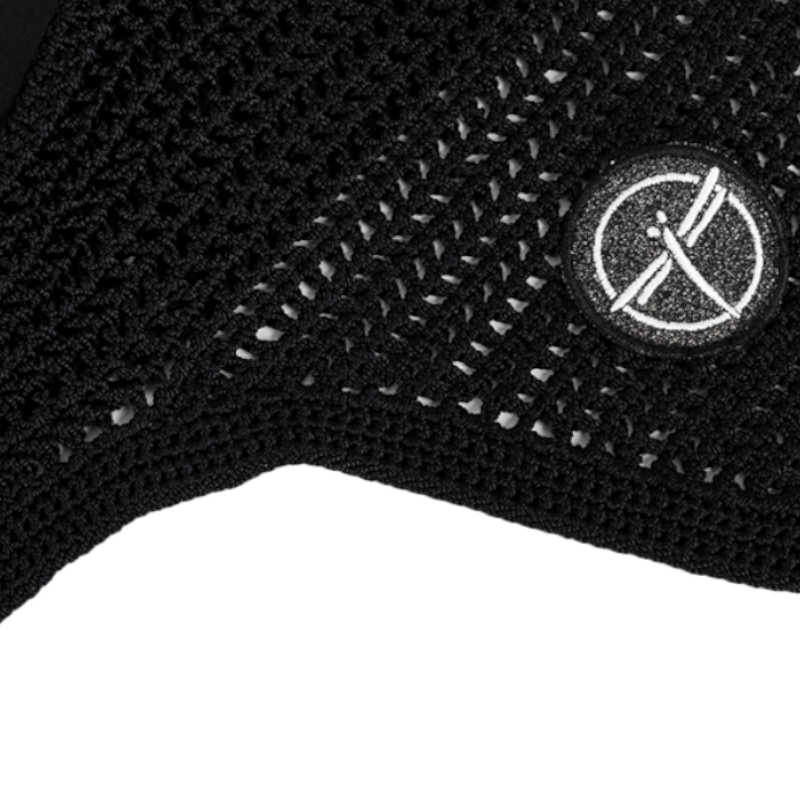 Freejump - Pferdeohrhaube Softgoods schwarz Glitter | - Ohlala