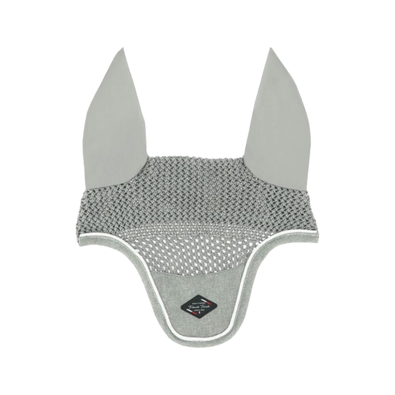 Equithème - Kurze Fliegenhaube French Touch grau | - Ohlala