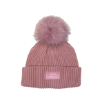 Kentucky Horsewear - Bonnet pompom vieux rose | - Ohlala