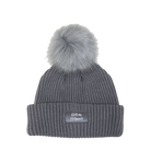 Kentucky Horsewear - Bonnet pompom gris | - Ohlala