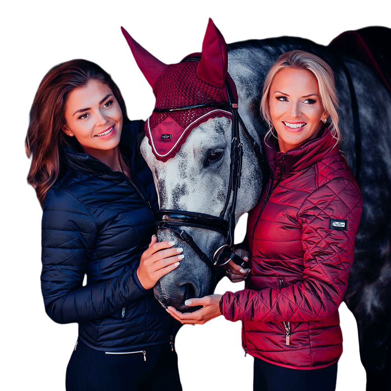 Equestrian Stockholm - Horse Fly Veil Bordeaux | - Ohlala