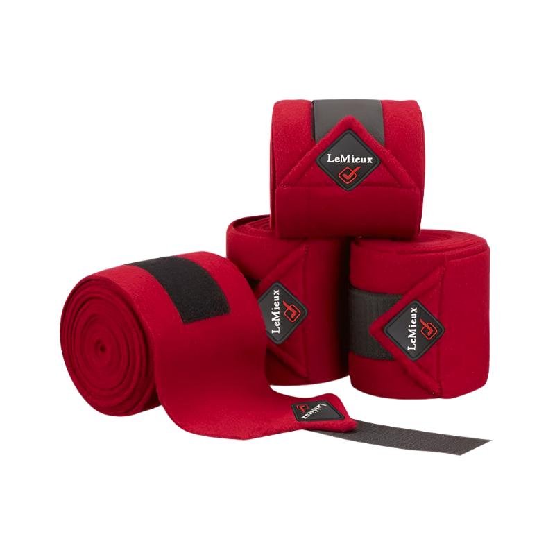 LeMieux - Polo Wraps Bordeaux (x4) | - Ohlala