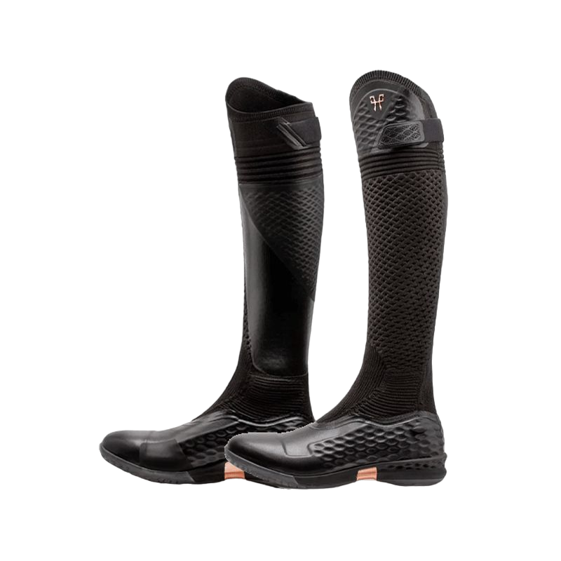 Horse Pilot - Bottes d'équitation femme Teknit Boot noir | - Ohlala