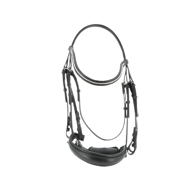 Norton - Bride strass noir | - Ohlala