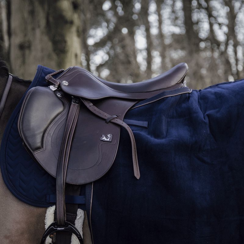 Kentucky Horsewear - ヘビーフリース ネイビー スクエアランパ | - Ohlala