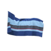 Kentucky Horsewear - Droogdeken vierkant heavy stripes marine/grijs | - Ohlala