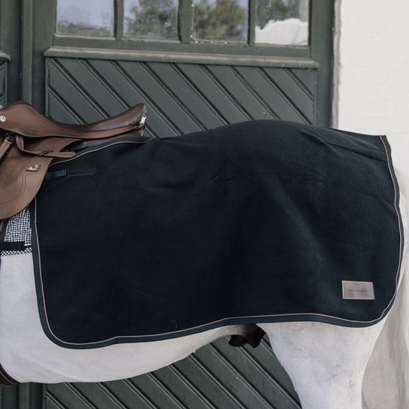 Kentucky Horsewear - Heavy Fleece Square Quarter Sheet Green | - Ohlala