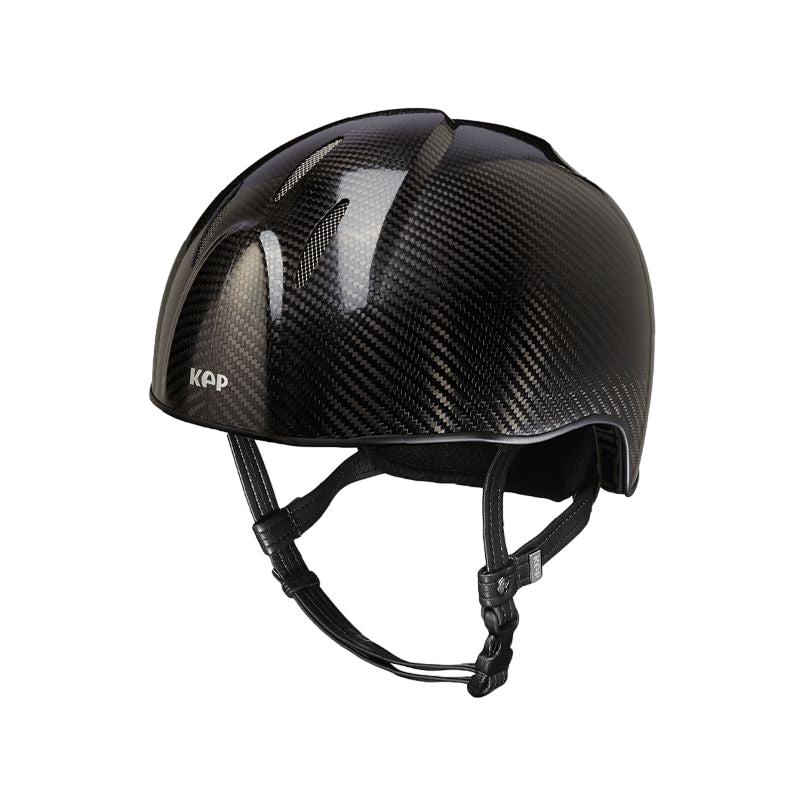 KEP - E-light shiny naked jockey black riding helmet | - Ohlala