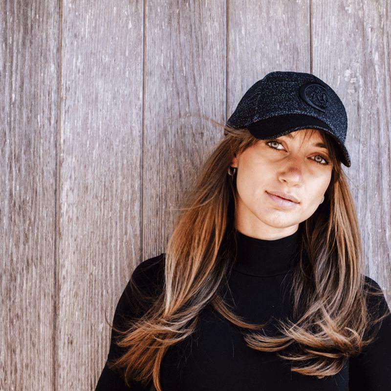 Kentucky Horsewear - Black Glitter Baseball Cap | - Ohlala