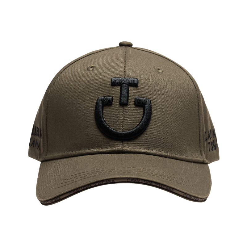 Cavalleria Toscana - Czapka z daszkiem unisex CT Baseball orzechowy/ czarny | - Ohlala