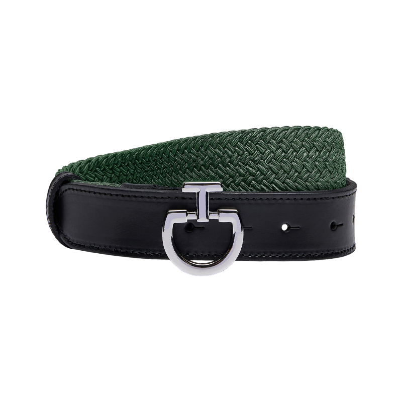 Cavalleria Toscana - Women's elastic belt jungle green | - Ohlala