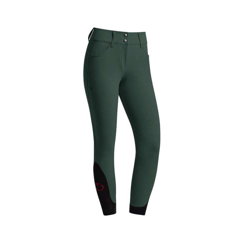Cavalleria Toscana - Pantalón de equitación mujer Americain talle alto jungle green | - Ohlala
