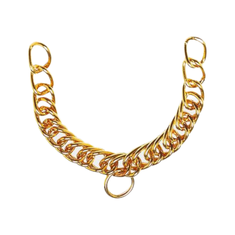 Feeling - 24-link brass curb chain | - Ohlala