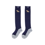 Kentucky Horsewear - Chaussettes d'équitation Sammy marine (x1) | - Ohlala