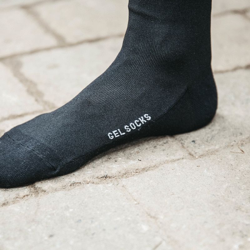 Kentucky Horsewear - Skarpety jeździeckie Achilles Gel czarne | - Ohlala