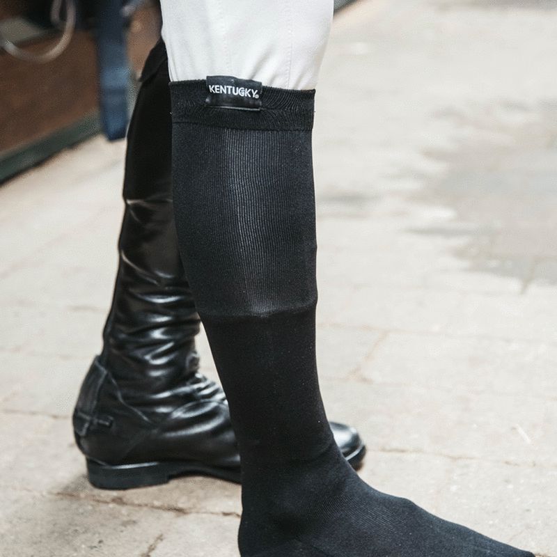Kentucky Horsewear - Skarpety jeździeckie Achilles Gel czarne | - Ohlala
