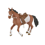 Papo - Cheval de la cavalière fashion hiver | - Ohlala