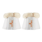 Kentucky Horsewear - Cloches chevaux cuir et mouton Blanc | - Ohlala