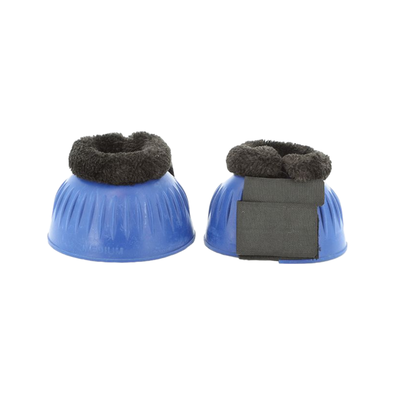 Norton - Paardenbeenbeschermers schapenvacht Soft Marine | - Ohlala