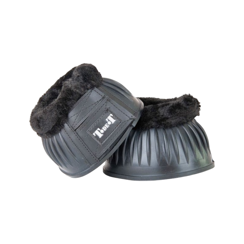 TdeT - Campanas velcro con forro polar negro/negro | - Ohlala