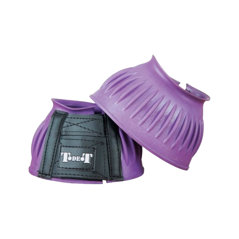 TdeT - Cloches Caoutchouc Velcro violet | - Ohlala