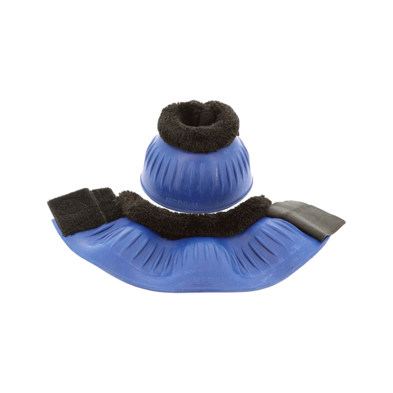Norton - Paardenbeenbeschermers schapenvacht Soft Marine | - Ohlala