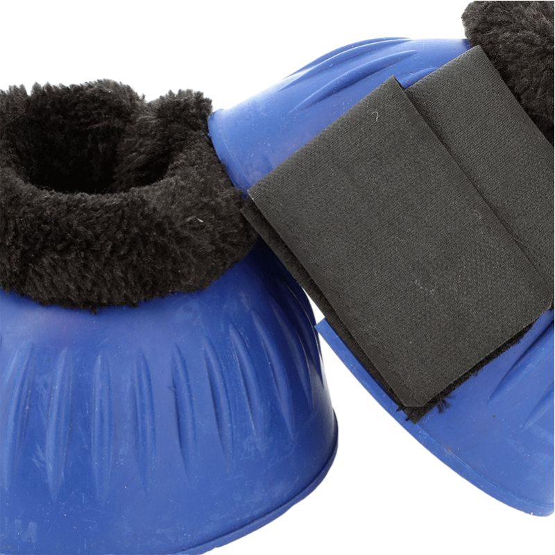Norton - Paardenbeenbeschermers schapenvacht Soft Marine | - Ohlala
