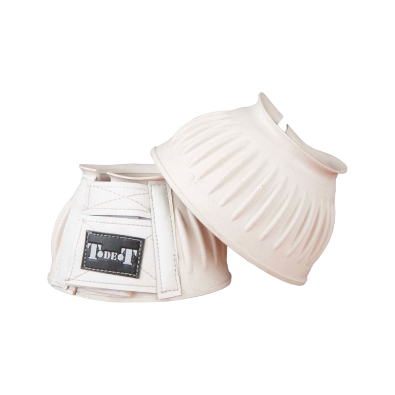 TdeT - Campanas de caucho con velcro blanco | - Ohlala