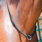 TdeT - Rope neck ring with ring black | - Ohlala