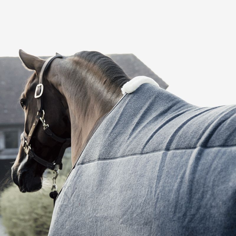 Kentucky Horsewear - Coperta asciugante Fleece Heavy grigia | - Ohlala